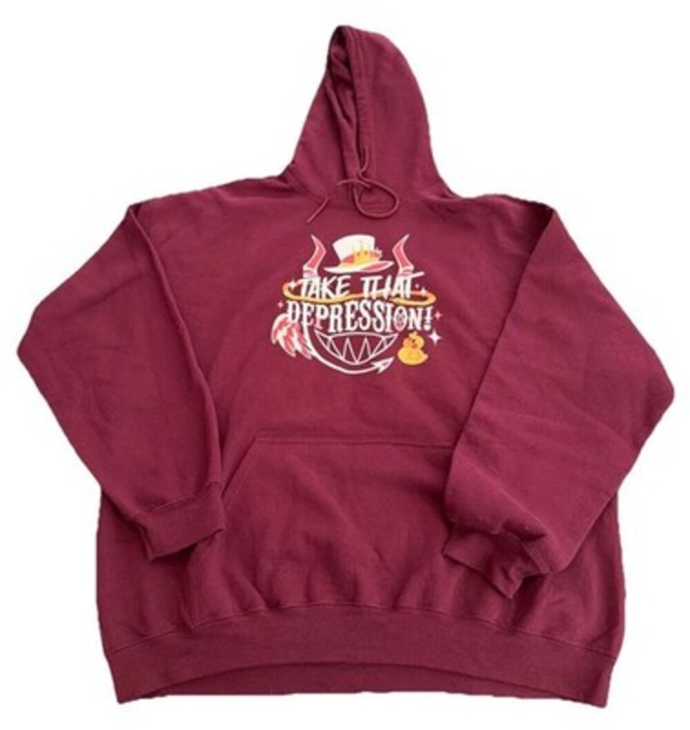 Hazbin Hotel Lucifer Take That Depression Hoodie Hot Topic Pop Size Large